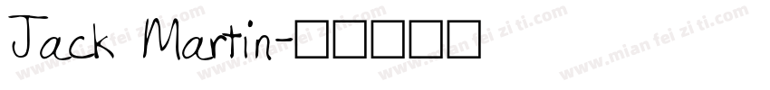 Jack Martin字体转换